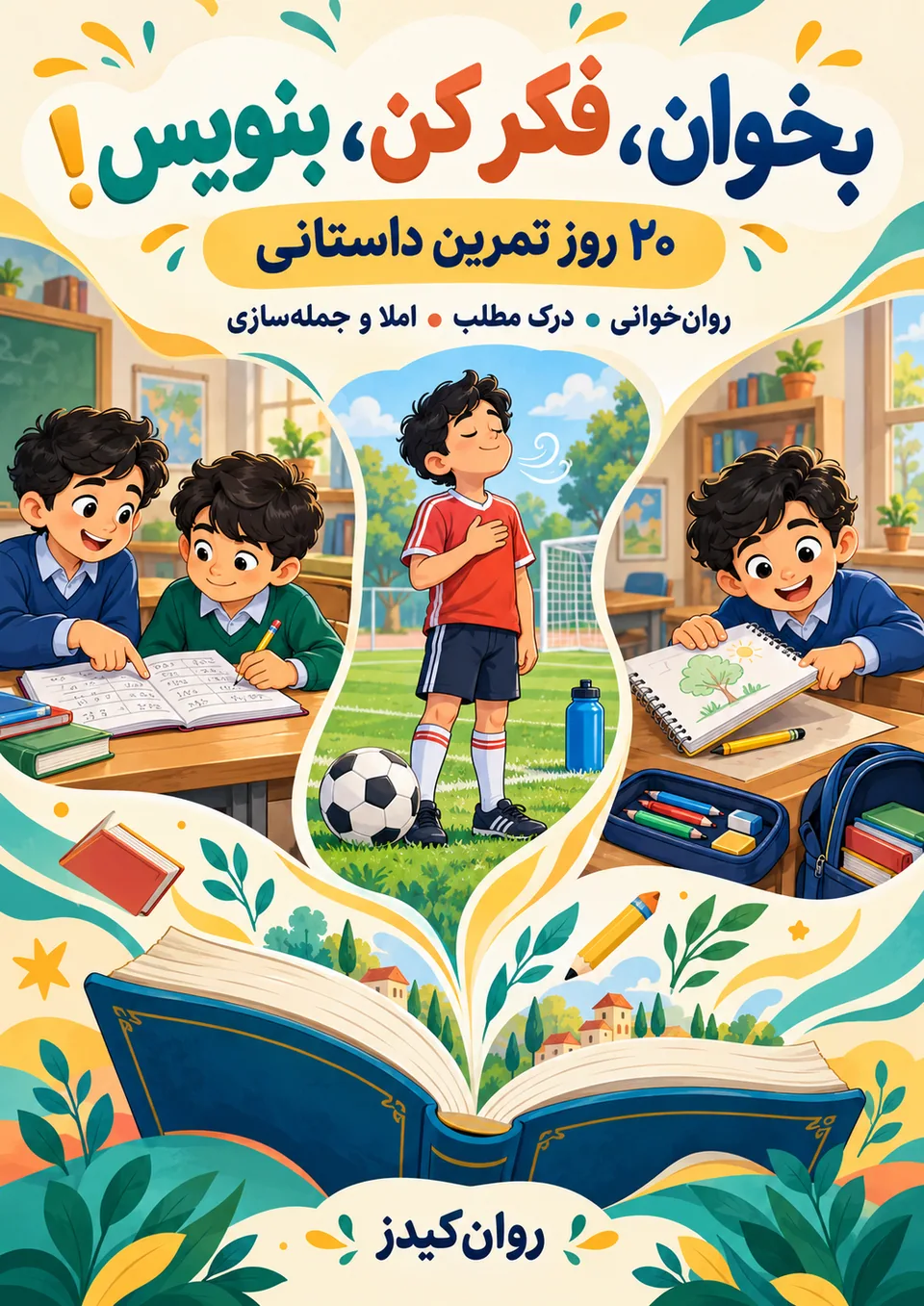 جلد 20 روز تمرین داستانی برای بچه ها